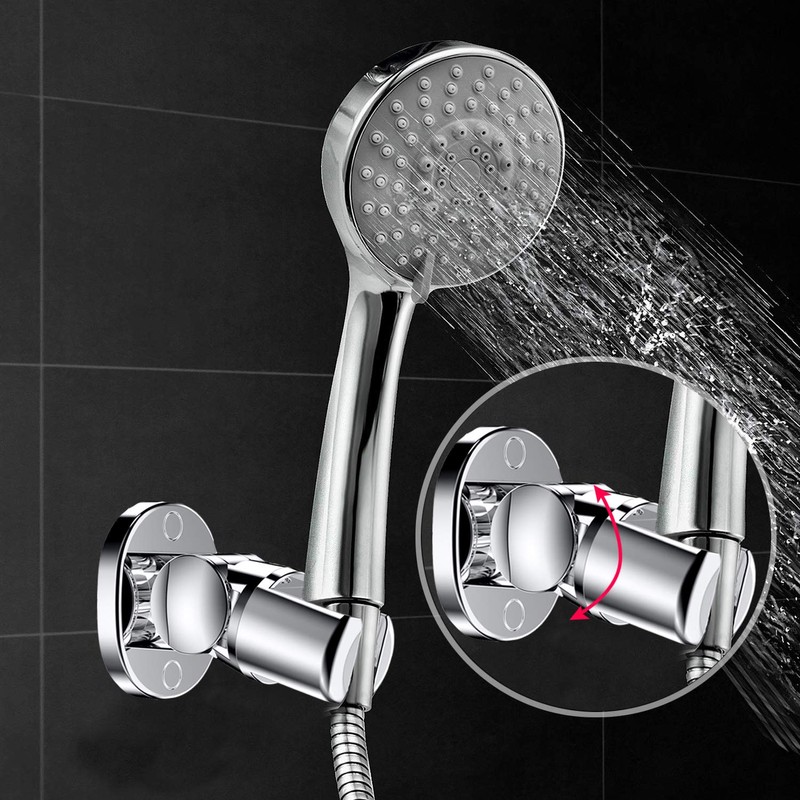 Shower Head Holder Wall Mounted, Screw Mounted Shower Spray Holder,Adjustable