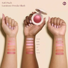 Rare Beauty Soft Pinch Luminous Powder Blush Rubor Tono Del Maquillaje Happy                                                                          