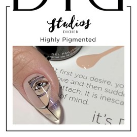 Didier Lab - Studios Gel Polish Creme de la Creme - Professional Manicure Pedicure Products - Rich Pigment for Complete Nail Coverage -Flawless Shine - Suitable for Beginners - UV Lamp- Gift for Women