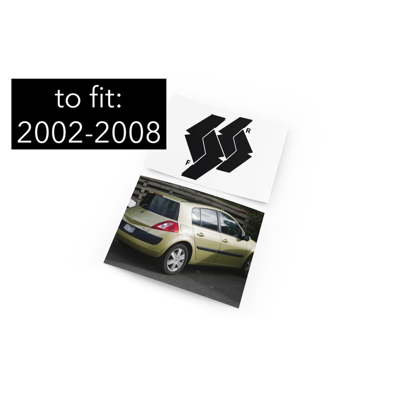 Car Emblem Vinyl Wrap Kit Front & Rear Badge Sticker