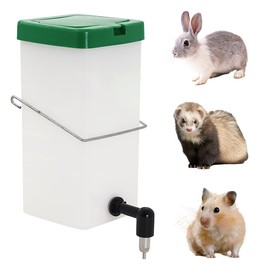 (32oz) Anti Bite Small Animal Water Bottle, Hanging Cage Automatic Small Pet Water Bottle Dispenser for Rabbit Bunny Hamster Guinea Pig Chinchilla Mouse