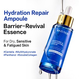 Soothing & Comforting Serum, Repair And Moisturize Skin, Face Serum With Panthenol, Gentiana Scabra Root Extract, 1.01 FL OZ