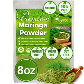 TOG999, Premium 8oz Moringa Leaf Powder, 100% Natural and Pure from Moringa Leaves, No Additives, No Gluten, No Sugar, Vegan