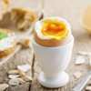 SUPRROW Pack of 6 Ceramic Egg Cups Colourful Ceramic Egg
