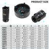 13pc Spindle Nuts Socket Kit Ball Joints Axle Locknut Remove