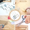 White Office Scissors with Comfort-Grip Handles, Cute scissors, Sharp Craft