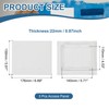 PATIKIL 6x5 Inch Removable Hinged Access Panel, 3Pcs ABS Plumbing
