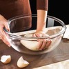 6.5Quart Large Glass Bowl with Lid for Sourdough Bread Making,