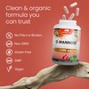 NaturaLife Labs Organic D-Mannose 1300mg + Organic Cranberry Extract 100mg