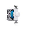 Monoprice 120-Watt Rotary Resistance Speaker Volume Control, 12-Position Switch, 36dB