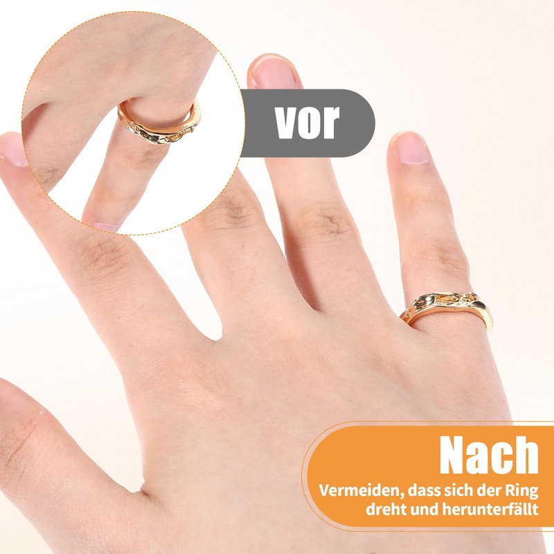 Ring reducer invisible women's and men's ring size adjuster suitable
