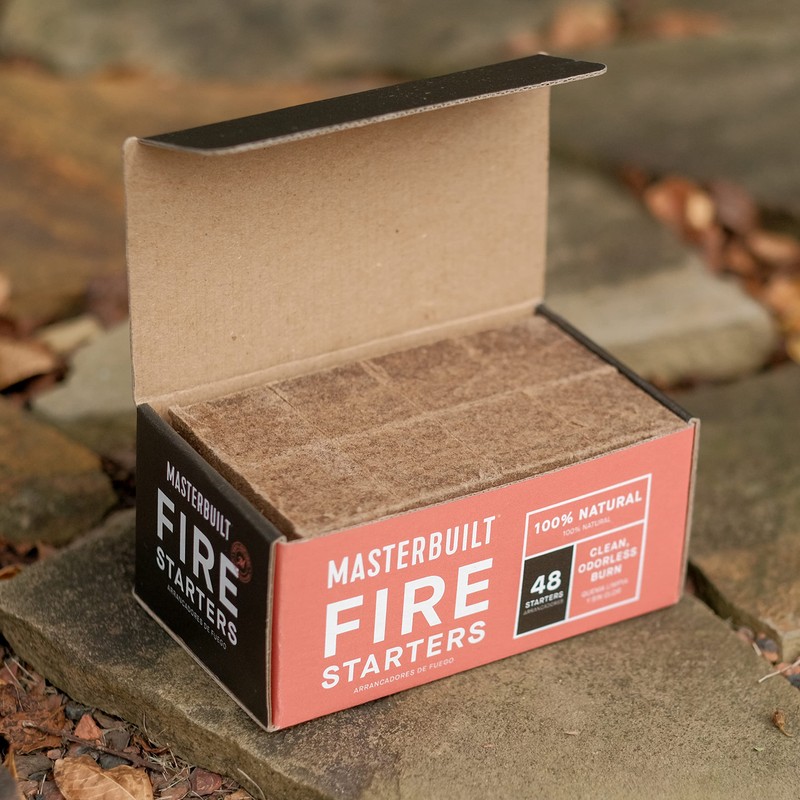 Masterbuilt® Pure-Parrafin All-Natural Odorless Wax Fire Starters for Charcoal Grilling,