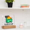 Dumpster Fire Desk Accessories, Funny Dumpster Fire Acrylic Plaque Gifts