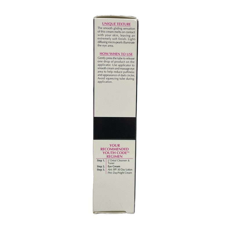 L'Oréal L'oreal Youth Code Youth Regenerating Skincare (0.5fl/15ml) New As