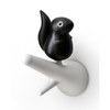 Wall Hooks with Squirrel on Branch Set of 2 Black