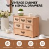 KIRIGEN Desk Drawer Cabinet Storage Organizer 6 Drawers Mini Chest