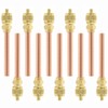 BesNPT Brass and Copper 1/4" SAE x 1/4" OD x