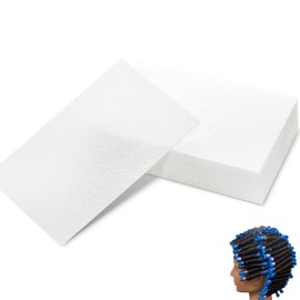 100 PCS Disposable Salon Perm Paper Hair Color Paper Hairdressing Perm Paper Good Toughness High Temperature Resistance Perm Paper for Hot Cold Hair Curling Styling (8.5x 15.8cm)