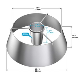 onlyfire Stainless Steel Charcoal Basket with Water Container, Charcoal Baskets for Weber 47 cm, 57 cm, 67 cm Kettle Grill, Charcoal Grill and Other Ceramic Grills, Charcoal Basket Accessories, BBQ
