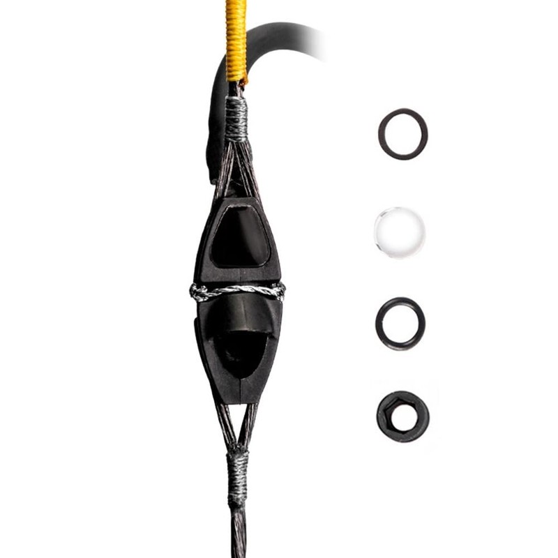 MiOYOOW Bow Peep Sight Kit, Archery Peep Visor Bow Tube