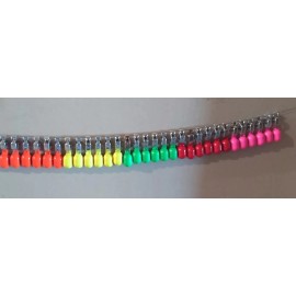 Prairie Tackle Ice Fishing Depth Finder Clip 5/8 Ounce - Red