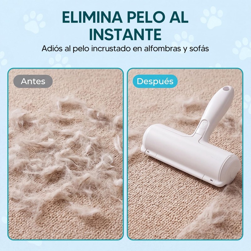 Rodillo Quitapelos AVEDISTANTE para Gatos y Perros