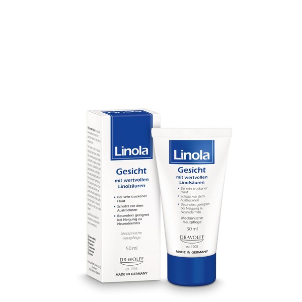 Linola Face, 1 x 50 ml - for dry, itchy or irritated facial skin