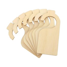 Sharplace 7 Pieces Blank Clothing Rack Divider Closet Organizers Wooden Closet Rack Dividers Lightweight for Department Stores Wardrobe