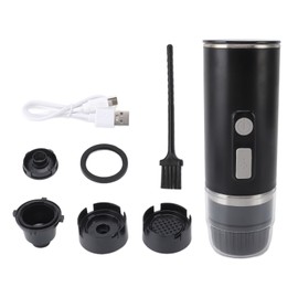 Portable Coffee Maker 15bar ABS Capsules Ground Coffee Extraction Electric Coffee Machine with USB Cable for Home Travel RV Camping