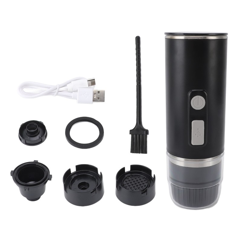 Portable Coffee Maker 15bar ABS Capsules Ground Coffee Extraction Electric