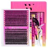 Lash Extension Kit 320PCS Eyelash Clusters 30D 40D DIY Eyelash