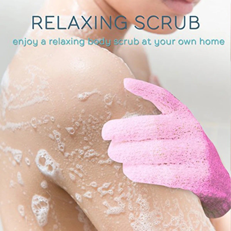 Guantes Exfoliantes De Baño Para Cuerpo, 5 Pares Mix De