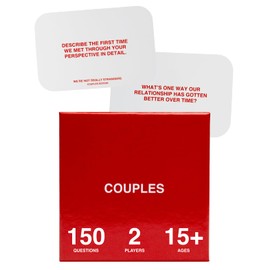 WE'RE NOT REALLY STRANGERS Couples Edition Card Game - 150 Conversation Cards for Couples, Adults, and Teens - 2 Player Bonding Game for Memorable Date Nights, and Game Nights, Ages 15+, 2 Players