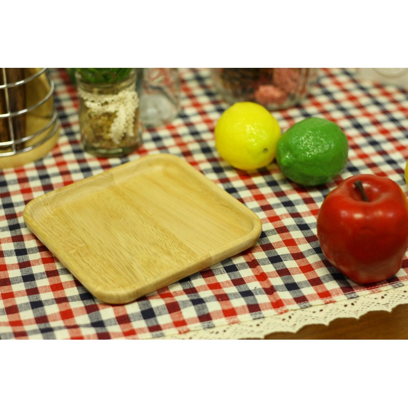 Fuji Boeki 96219 Plate, Square, Diameter 5.9 inches (15 cm),