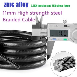 Bike Lock, 4 Feet Bicycle Locks Cable, Heavy Duty Anti Theft，High Security 5 Digit Resettable Combination Coiling Mountain Bike Lock, Combination Cable Lock (Black,Rose)