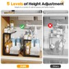 2 Pack Under Sink Organizer, 2-Tier Pull Out Cabinet Organizer,