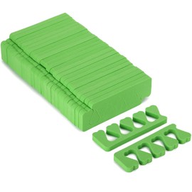 Toe Separators Set - 52 Pieces Premium Pedicure Tool, Spa Party Salon Polishing Separator (Green)