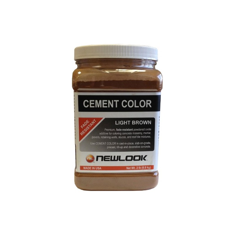 CEMENT COLOR 2 lb. Light Brown Fade Resistant Cement Color