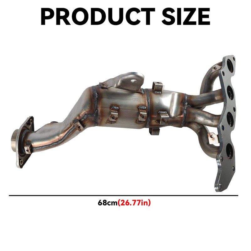 Exhaust Manifold Catalytic Converter Fit for 2.5L Mazda 6 2009-2013