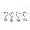 IMIKEYA 4 Pcs Clear Crystal Curtain Rope Holdbacks Wall Mounted