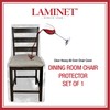 LAMINET Dining Room Chair Protector (set of 1)