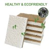 CELOX 6 Pack Coconut Fiber Biodegradable Sponges, Non Scratch Kitchen