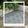 THYOI Deck Tiles, Patio Flooring - Outdoor Waterproof Acacia Wood