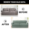 PrinceDeco T Cushion Sofa Slipcover 3 Pieces Sofa Covers for