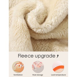 Gihuo Women's Sherpa Lined Sweatpants Winter Warm Fleece Lined Sweatpants with Pockets Fleece Jogger Pants Athletic (Dark Grey, X-Large)