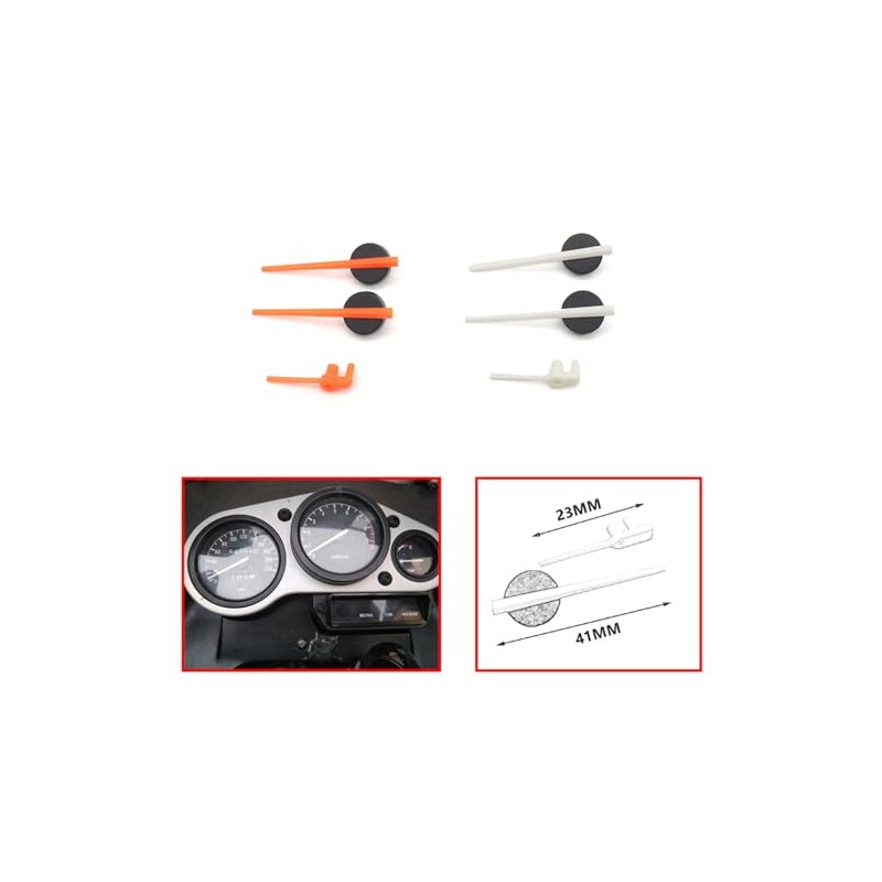 Puco Motorcycle Dashboard Odometer Pointer Instrument Speedometer Needle Compatible with