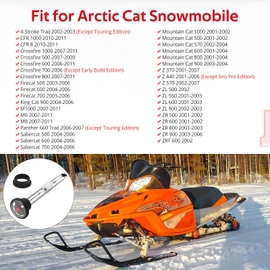 Fuel Gauge Cap Gas Gauge for Arctic Cat Snowmobile Z 370 440 570 ZL ZR 500 550 600 800 900 M6 M8 M1000 Mountain Cat Firecat Sabercat Crossfire King Cat CFR