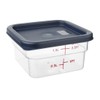 Hygiplas CF043 Square Blue Lid to fit - 1.5/3.5Ltr, 295(L)x295(W)mm