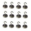 Pack of 12 Magnetic Hooks Holder with Load Capacity of