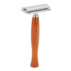 Long Handle Double Edge Safety Razor Zinc Alloy Resin Manual
